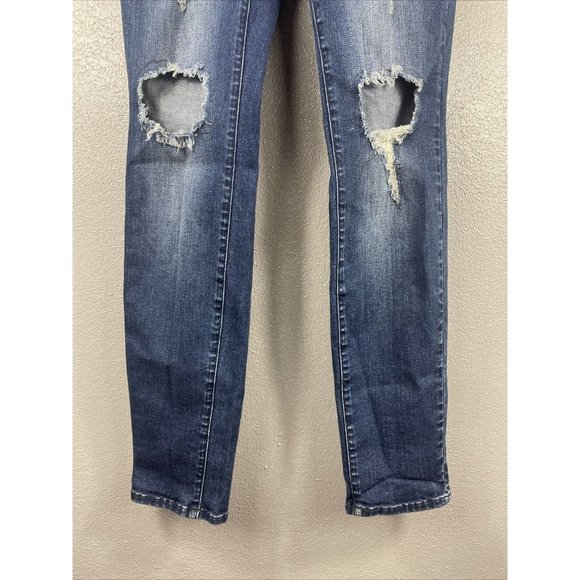 Rock & Republic Women's Skinny Jeans - Distressed Embellished - Size 6 - Picture 3 of 8